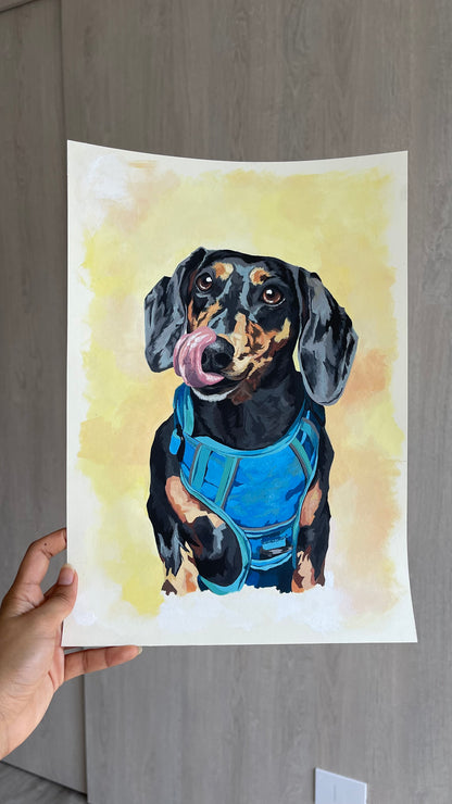 Retrato Pintura Acrílica 🎨