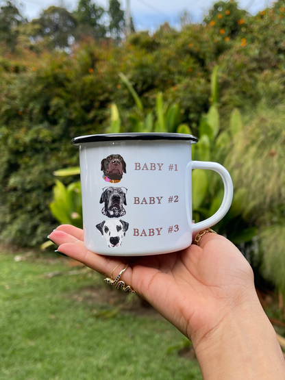 Mug Personalizado Animal x3