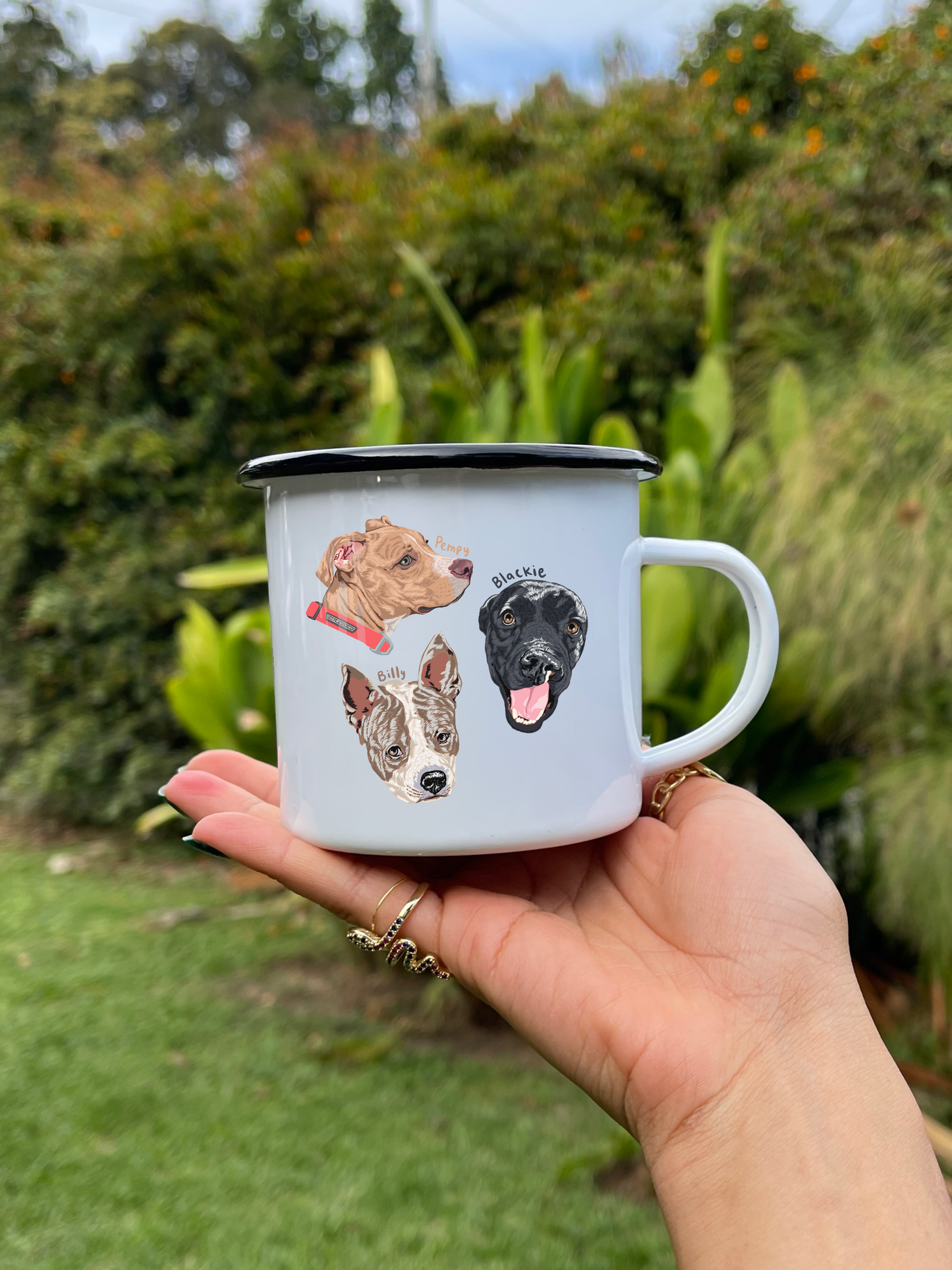 Mug Personalizado Animal x3