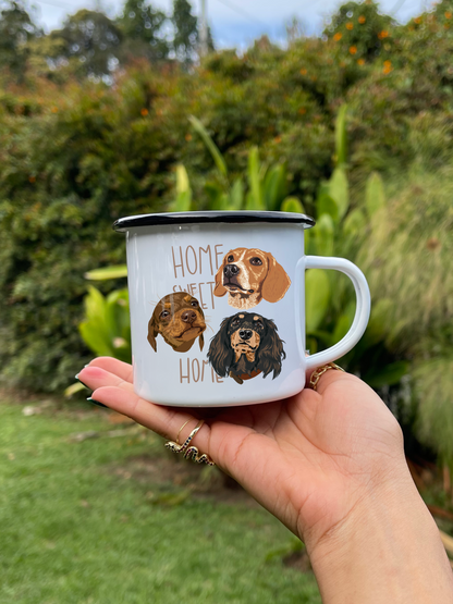 Mug Personalizado Animal x3