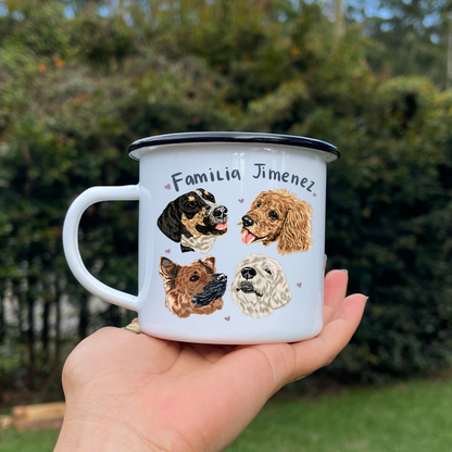 Mug Personalizado Animal x4