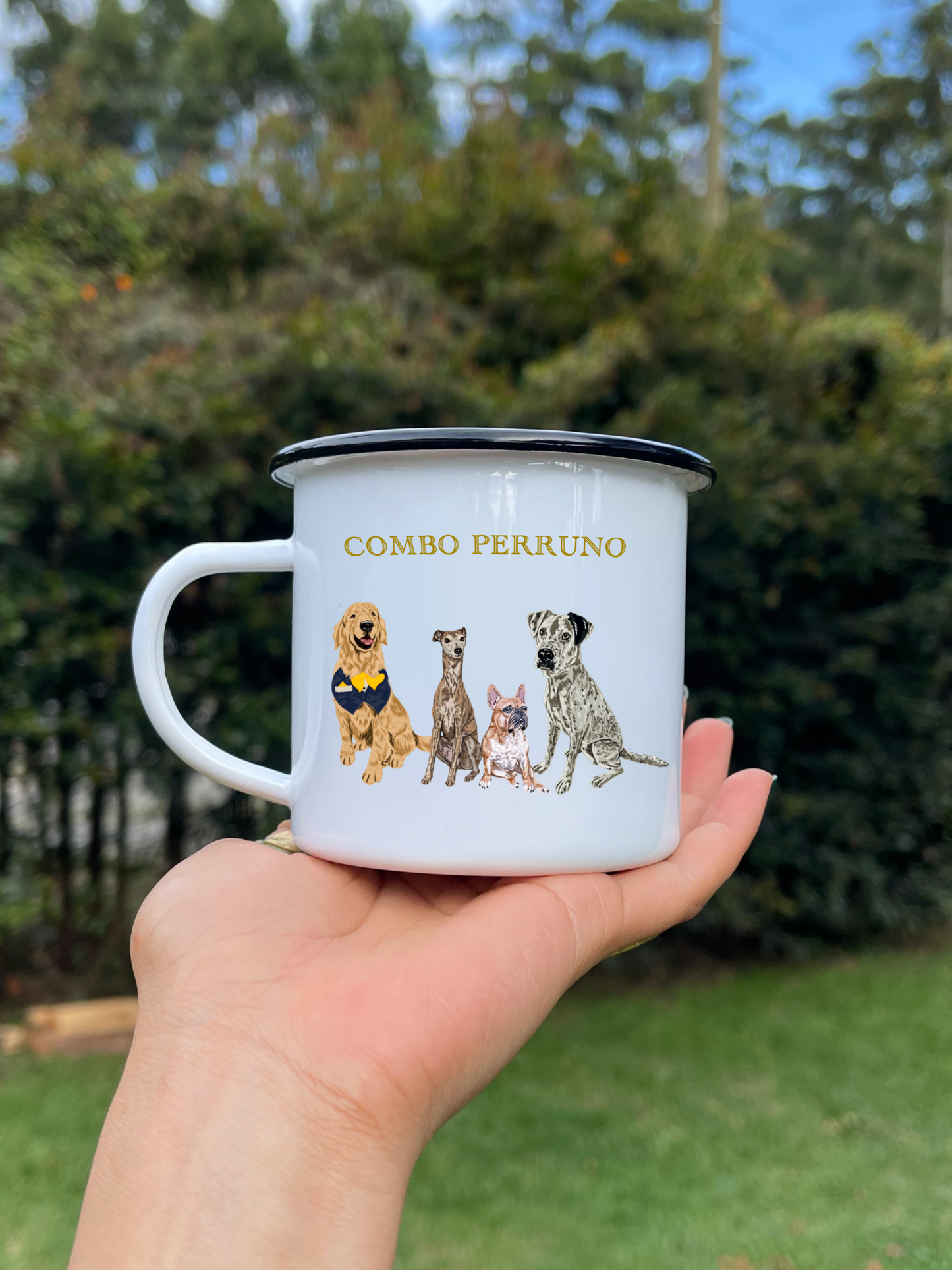 Mug Personalizado Animal x4