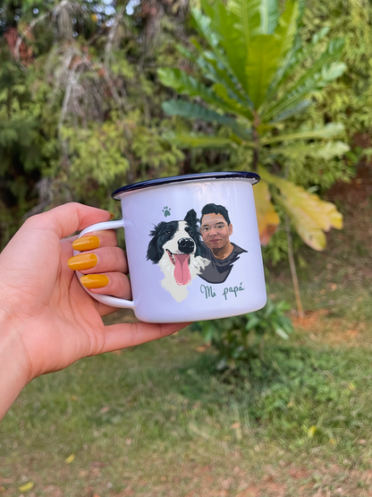 Mug Personalizado Persona + Mascota