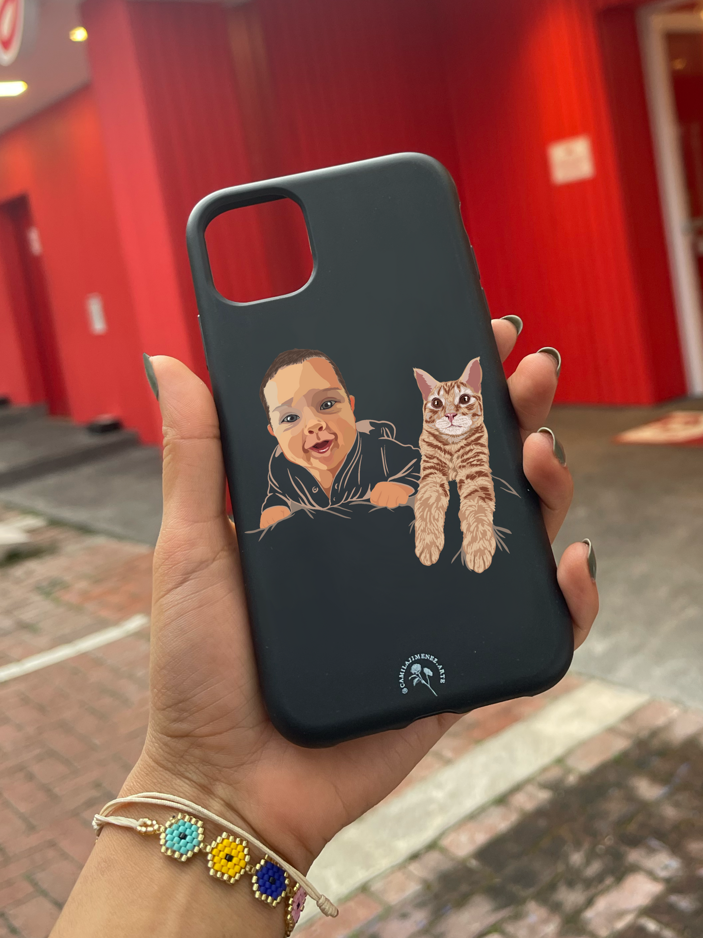 Case Personalizado Retrato