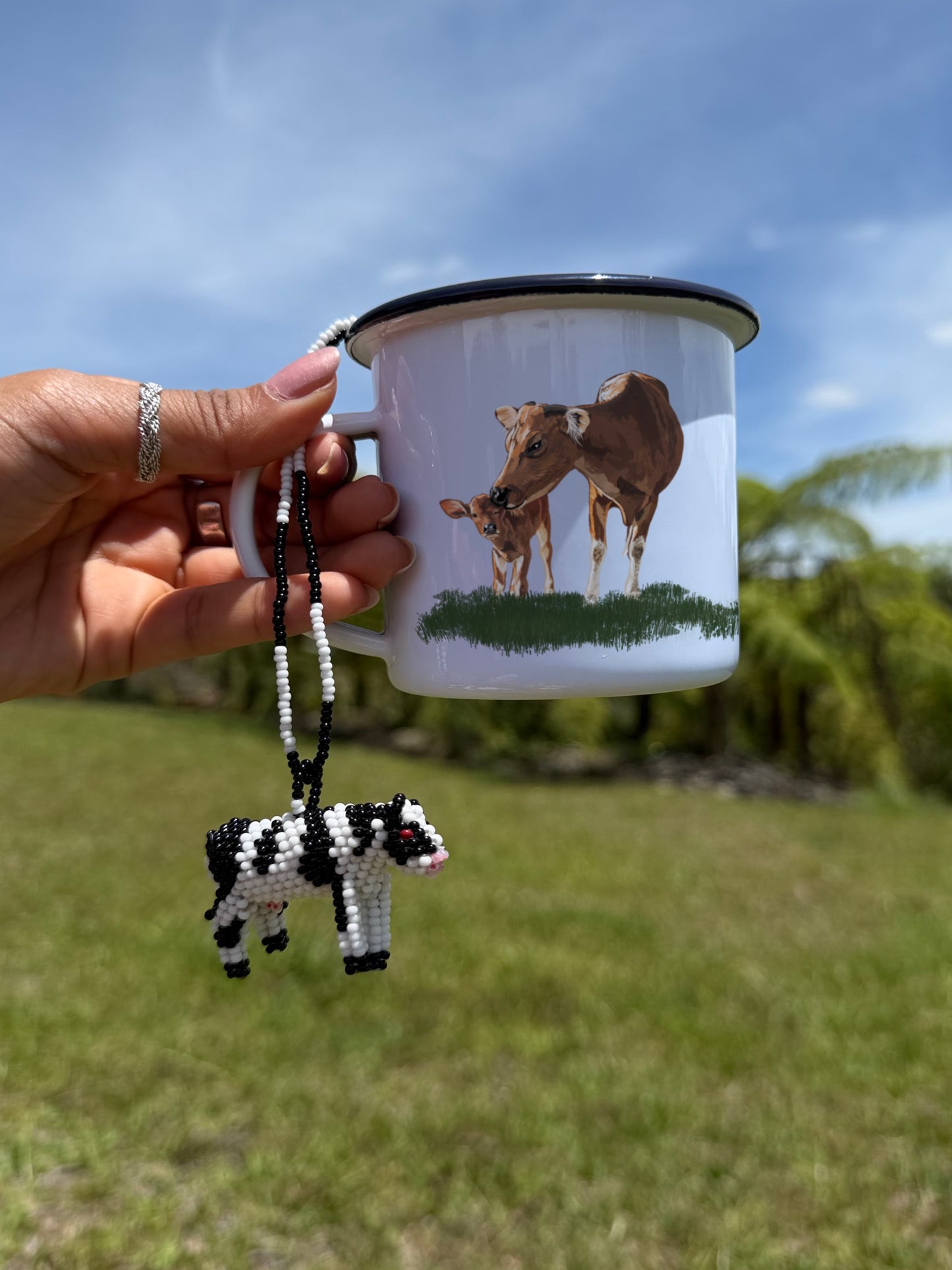 Combo Collar + Mug Vaca
