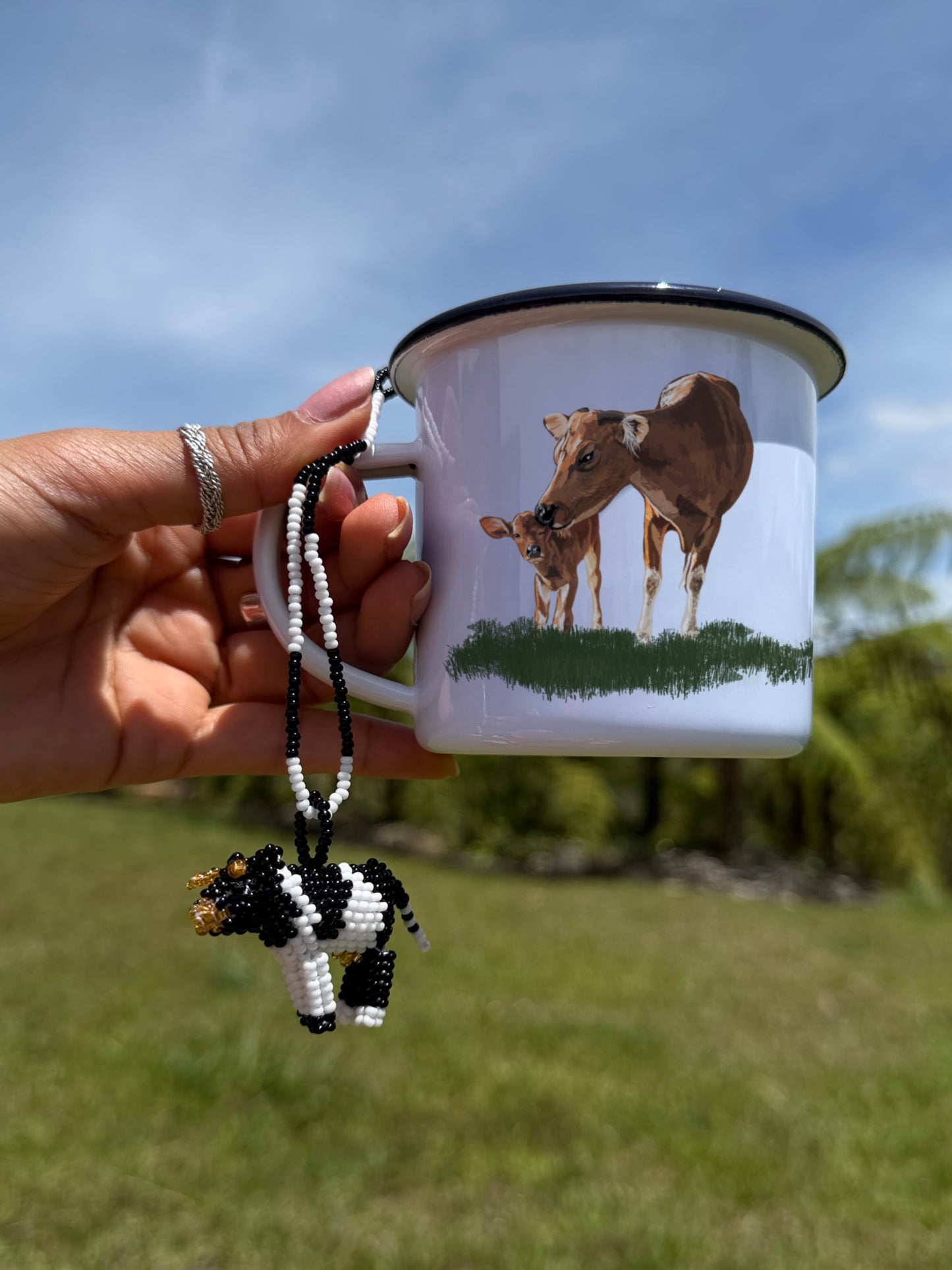 Combo Collar + Mug Vaca