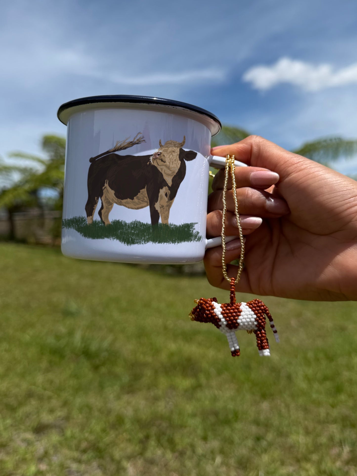 Combo Collar + Mug Vaca