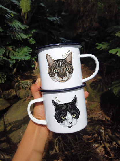 Mug Personalizado Animal x2